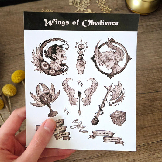Wings of Obedience - Sticker Sheet