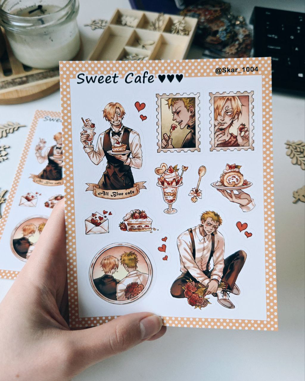 Sweet Cafe - Sticker Sheet