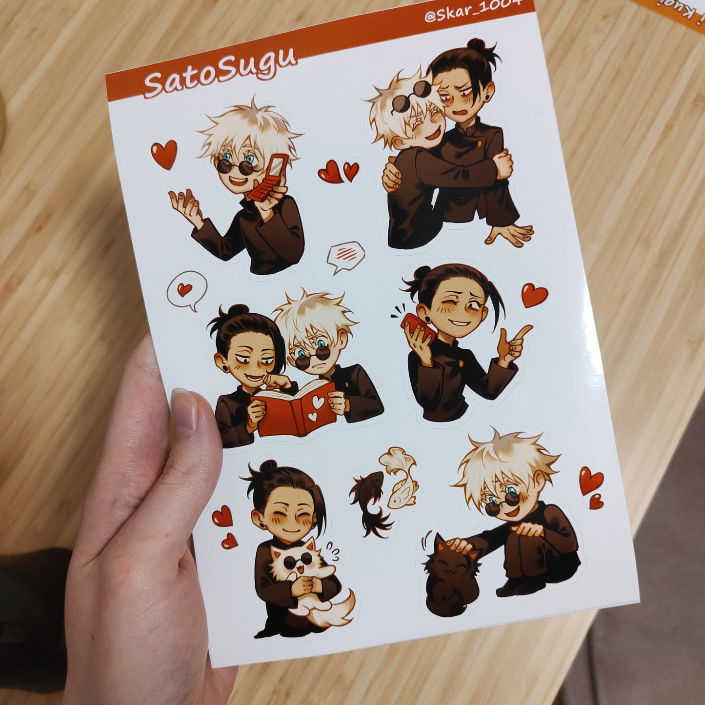 SatoSugu - Sticker Sheet