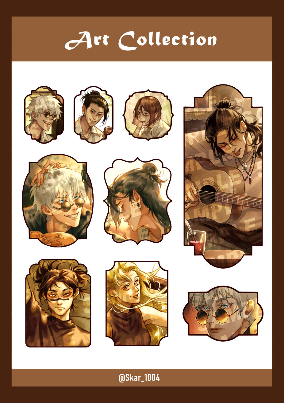 Art Collection - Sticker Sheet