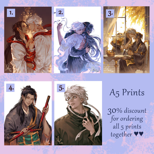 SatoSugu set #1 - Art Prints