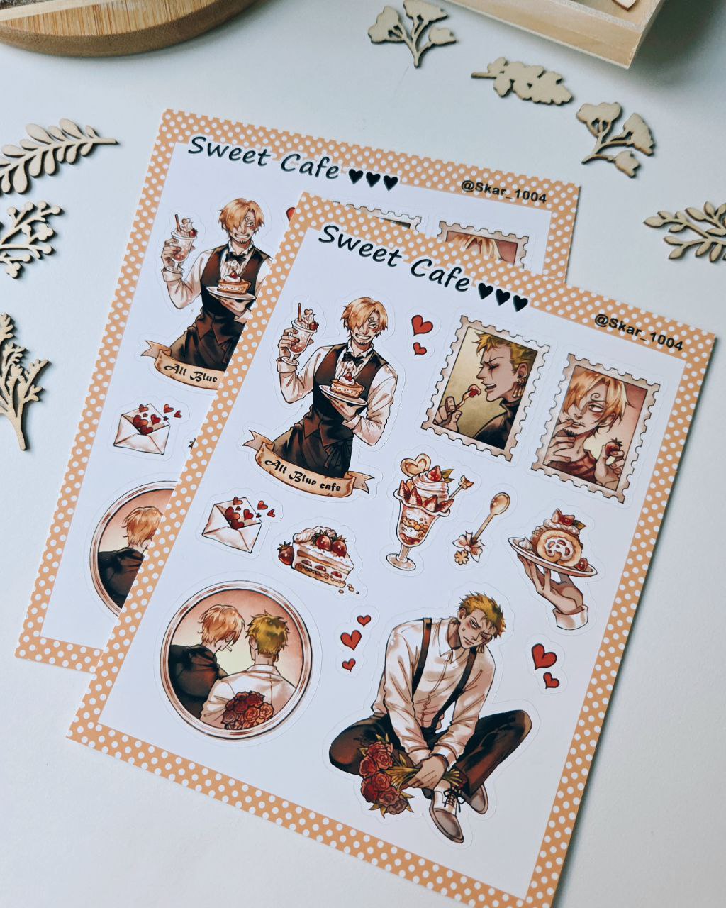 Sweet Cafe - Sticker Sheet