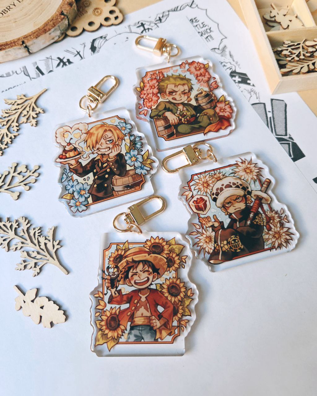 Flowers Keychains (OP)