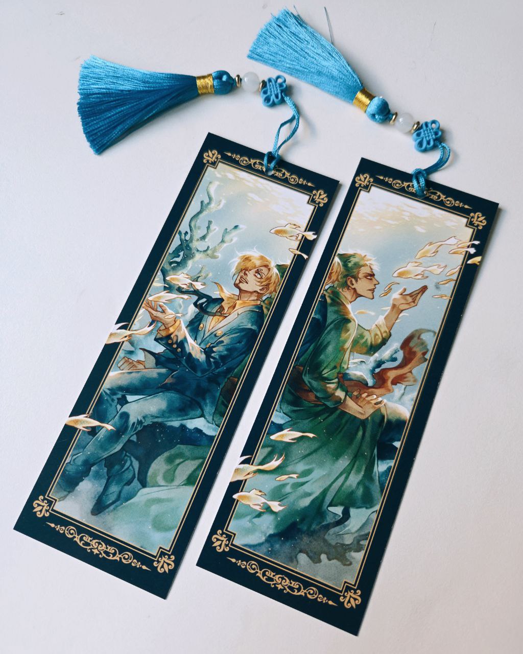 Sky/Sea Tassel Bookmarks