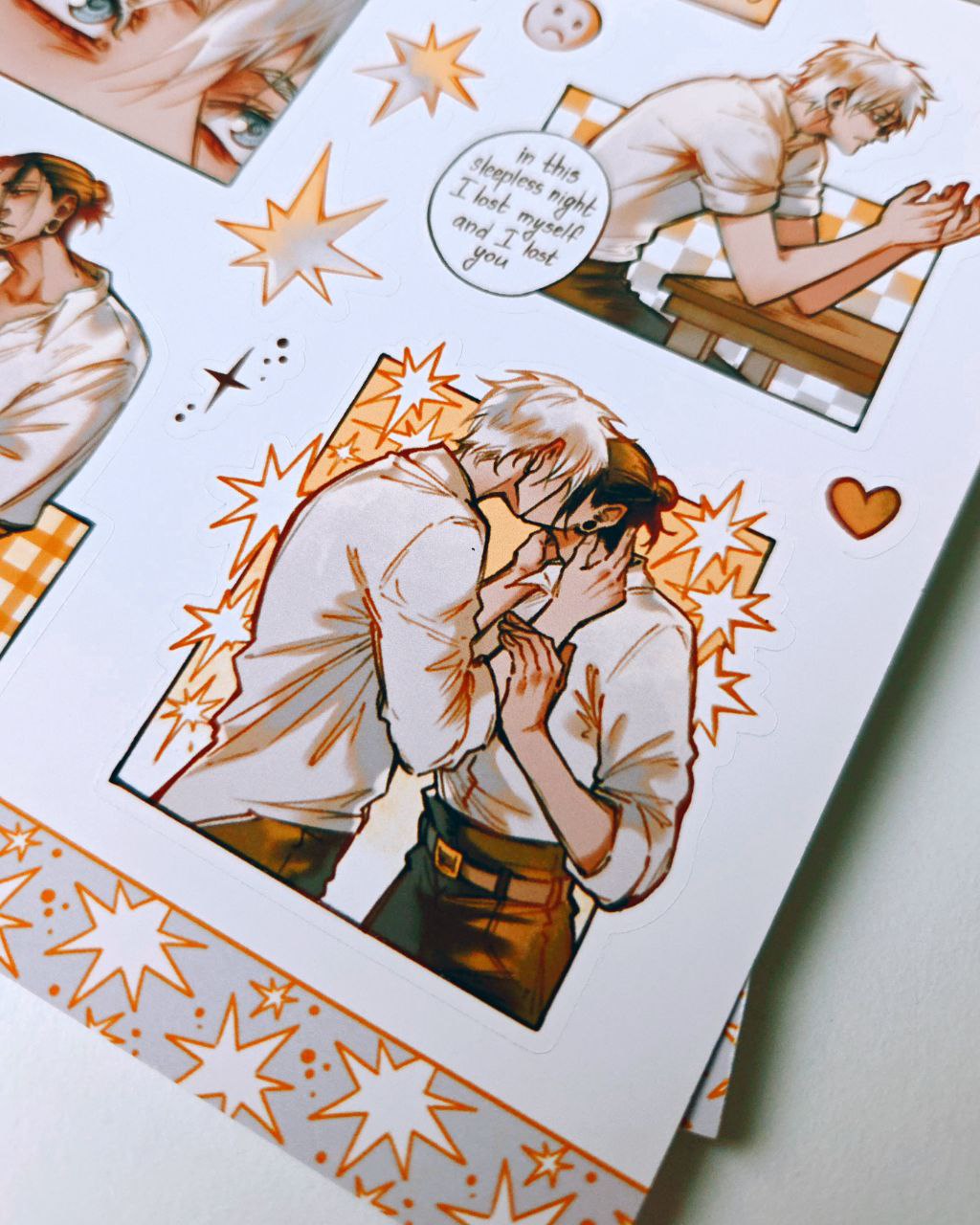 Sparkling stars - Sticker sheet