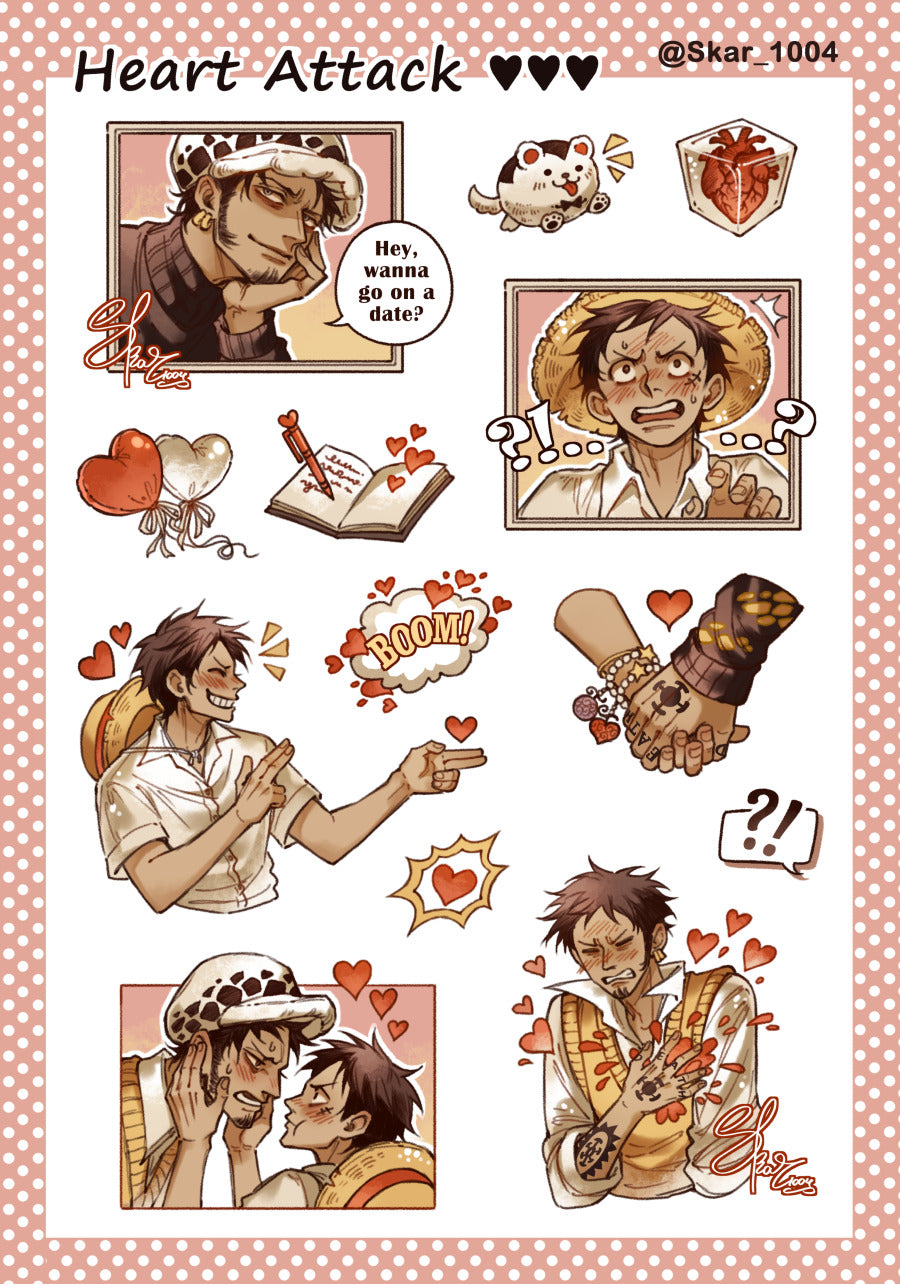 Heart Attack - Sticker Sheet