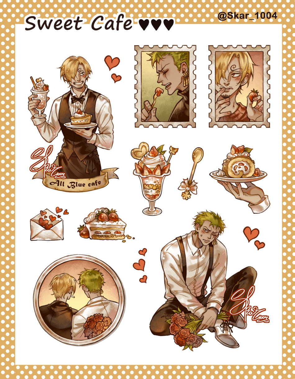Sweet Cafe - Sticker Sheet