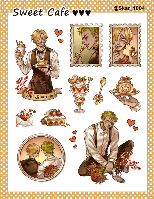 Sweet Cafe - Sticker Sheet